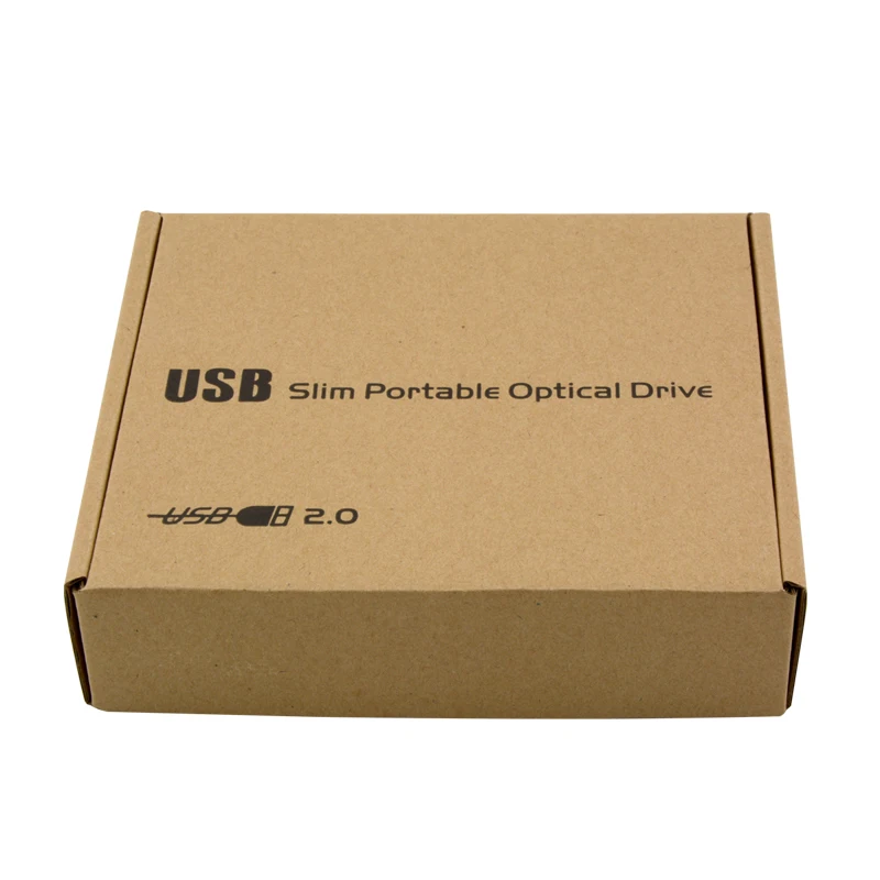 노트북 CD/DVD 광학 드라이브용 휴대용 외부 USB 2.0 인클로저 케이스 브래킷 홀더 12.7mm SATA 트레이 로드 DVD ODD