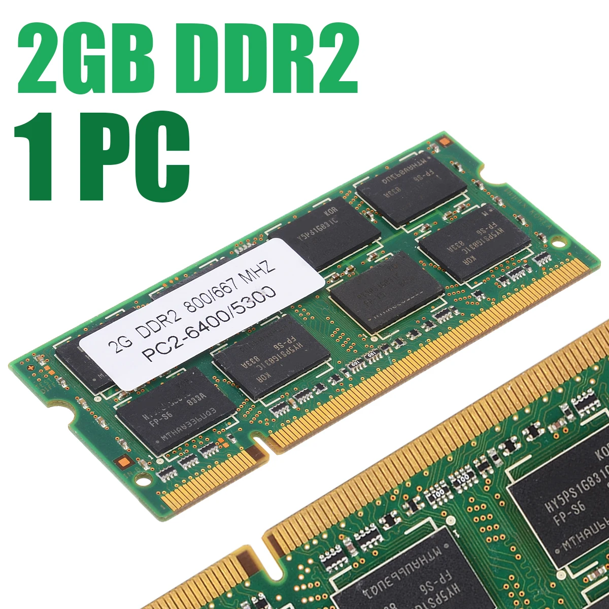 Memoria RAM para ordenador portátil Dell, Sony, Toshiba, 800 CL5, Mhz, 2GB, DDR2, baja densidad, 200 Pines, PC2 1,8 - AliExpress Ordenadores y oficina