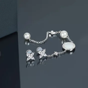 

2019 new design nacre long earrings star delicate top high quality earrings for women lady wedding party gift