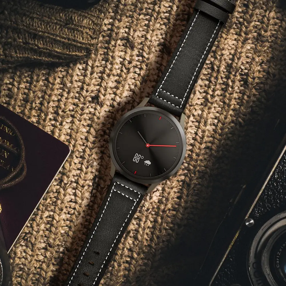 Ремешок для часов Garmin Vivoactive3 VivomoveHR первый слой кожаный браслет Серебряная Пряжка Браслеты
