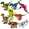 Dino T-Rex Compatible Jurassic Dinosaurs World 2 Sets Blocks Building Mini Brick Figures Toys For kids Christmas gift ► Photo 1/6