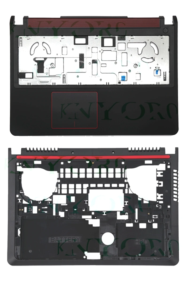 Для DELL Inspiron 15p 7000 7559 7557 5577 5576 C shell Упор для рук D оболочка Нижняя оболочка корпуса электронной оболочки задняя крышка корпуса 0Y5WDT 0T9X28 - Цвет: 100 FOR NEW