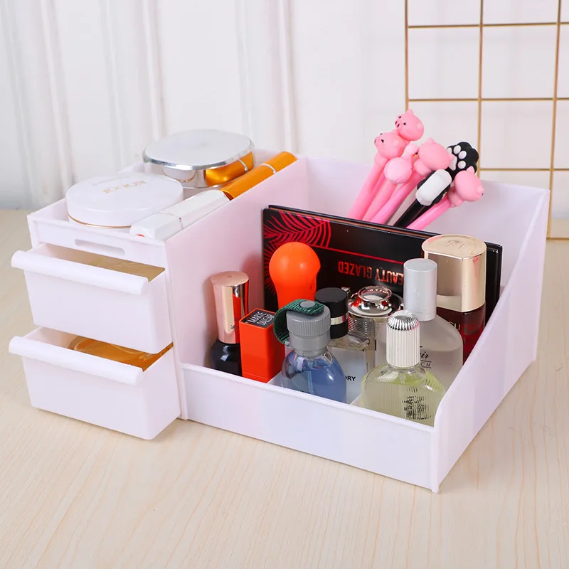 

Desktop Cosmetics Accept Box Quail-roost Desktop Concise Will Makeup Box Dresser Skin Care Products Luggage Carrier D