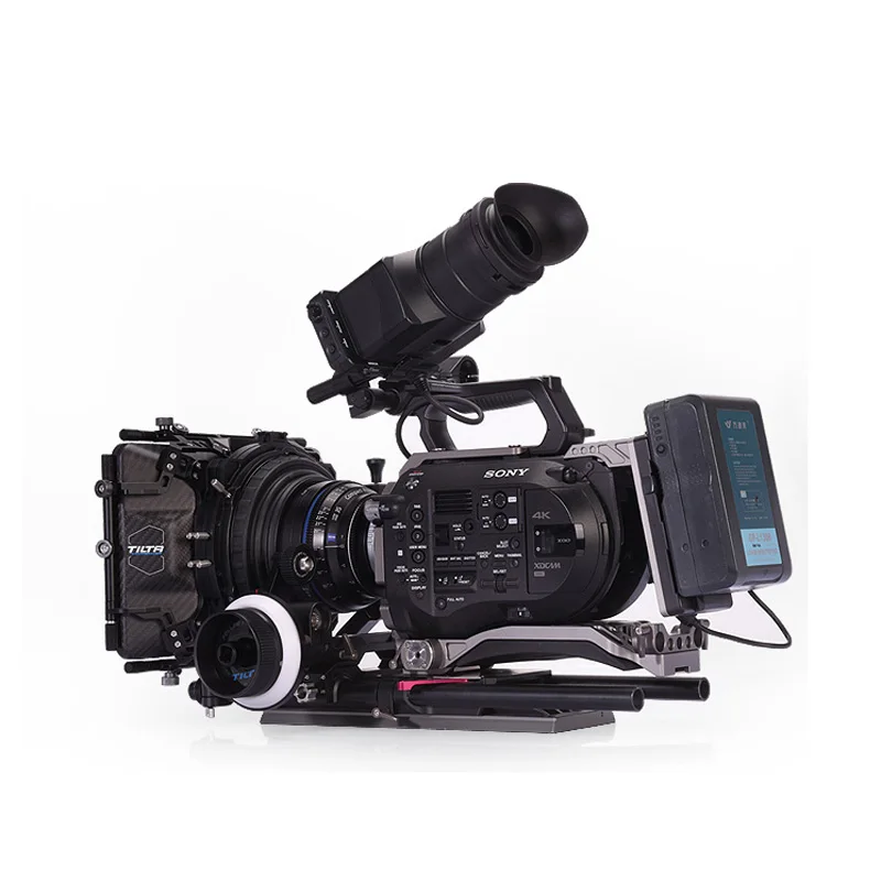 Tilta ES-T15-B 19 мм FS7 RIG KIG Baseplate Наплечная накладка+ MB-T04 4*5,65 Матовая коробка+ FF-T05 последующий фокус для камеры sony FS7 4K