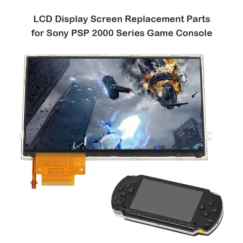 ЖК-экран Запасные части для sony psp 2000 серии игровой консоли