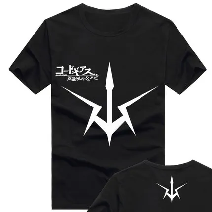 7 Код Geass Lelouch of the Rebellion, футболка, аниме, известная японская анимация, новинка, летняя мужская футболка, одежда для косплея - Цвет: 7