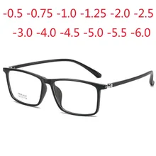 Супер большая квадратная оправа, очки по рецепту, очки для близорукости-0,5-1,0-1,5-2,0-2,5-3,0-3,5-4,0-4,5-5,0-6,0