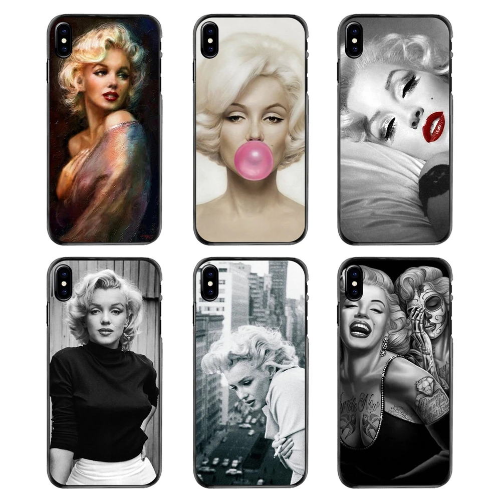 Marilyn Monroe Pin Up Pinup девушка шаблон жесткий чехол для телефона Huawei P7 P8 P9 P10 Lite Plus 2017 2016