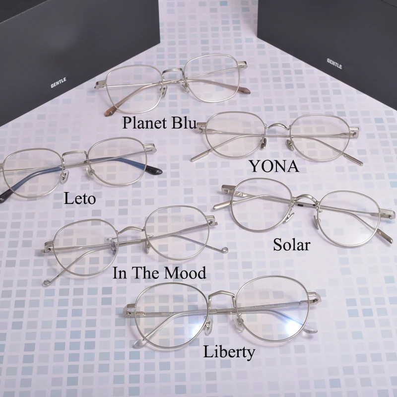 GM  band Optical glasses Frame  GENTLE Solar 9 Proud X YONA Liberty Leto Planet blu In the mood Prescription glasses frame