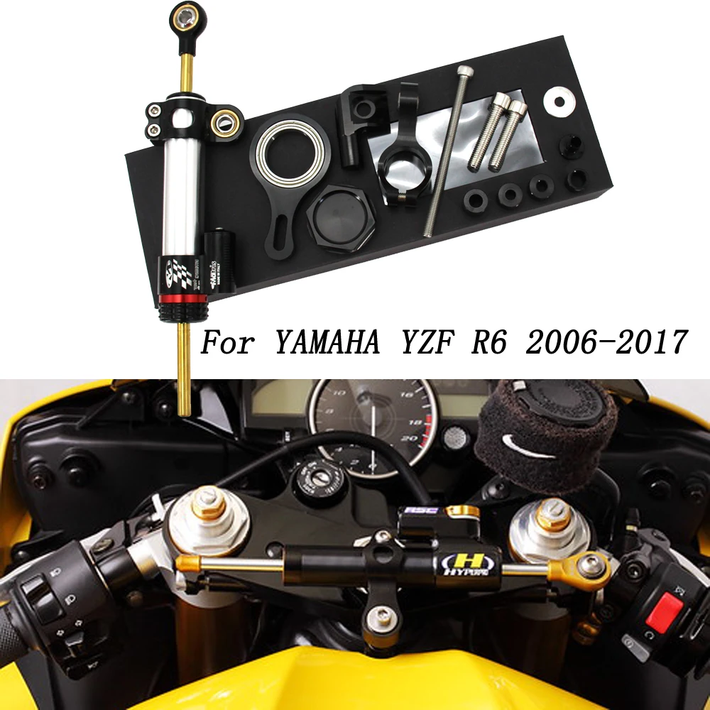 High Quality Cnc Aluminum Adjustable Motorcycles Steering Stabilize