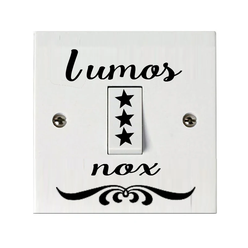 Lumos Nox мультфильм DIY стикер на стену s для детской спальни гостиной настенный декор комнаты Украшение стены стикер домашний декор