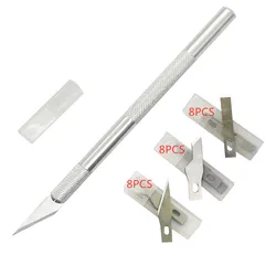 Faca de corte de papel com estampa de borracha, conjunto de corte de papel para lição manual de estudante, telefone móvel, filme, faca, arte