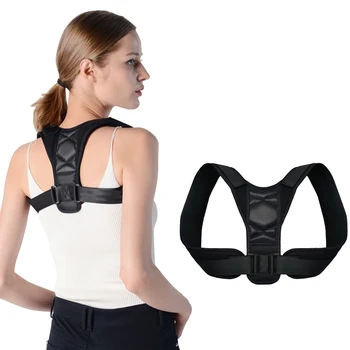 

Brace Support Belt Adjustable Back Posture Corrector Clavicle Spine Upper Back Shoulder Lumbar Posture Correction Women Men