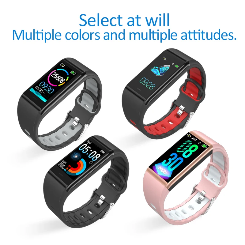 FELYBY B88 color screen smart bracelet heart rate exercise fitness waterproof lady physiological monitoring