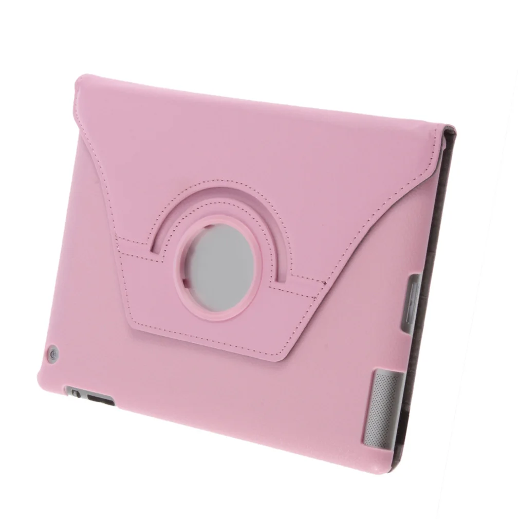 

360 Rotatable PU Leather Case Cover 11 colors For iPad 2/3/4