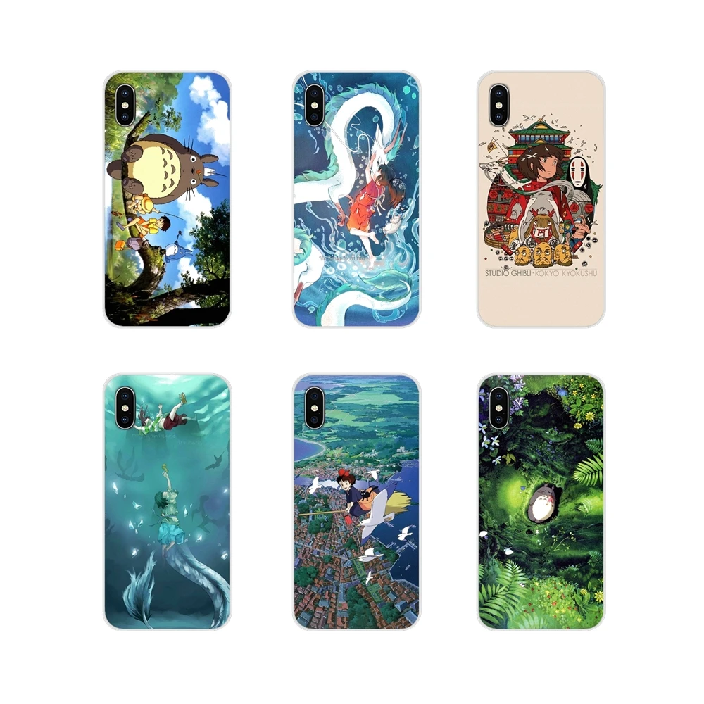 Мягкий ТПУ чехол для LG G3 G4 Mini G5 G6 G7 Q6 Q7 Q8 Q9 V10 V20 V30 X Power 2 3 K10 K4 K8 2017 Totoro Spirited Away ghiали