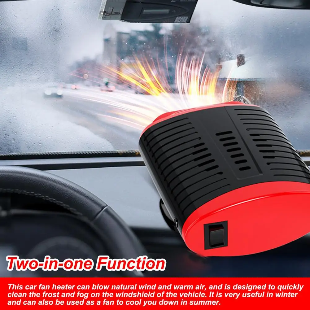 Garder au chaud le ventilateur de chauffage de voiture Rotation de 360  ​​degrés chauffage électrique professionnel de voiture