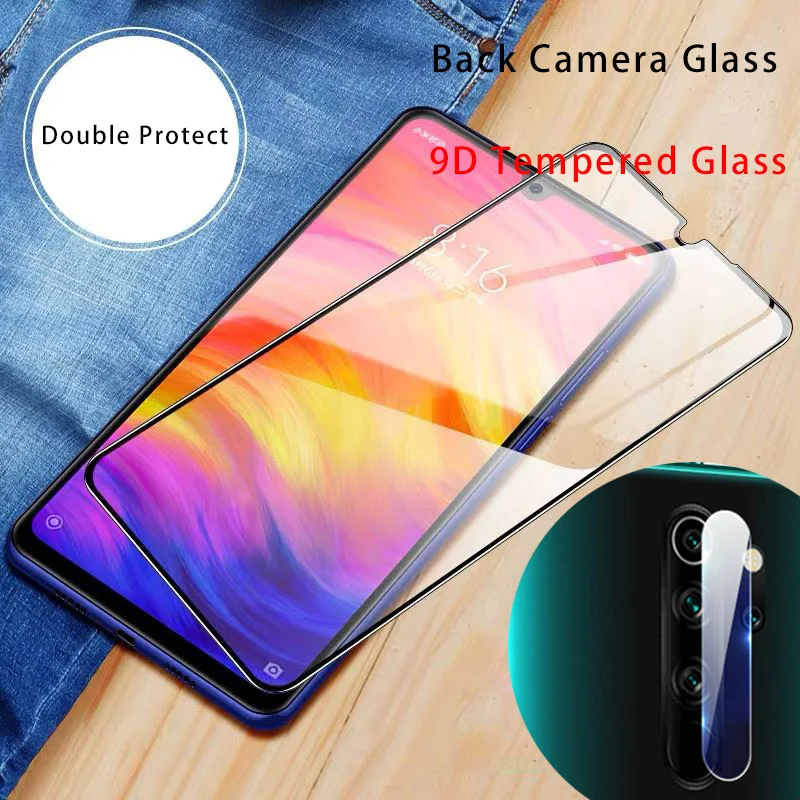 9D Защита экрана для Redmi 8 7 6 Pro 5 Plus камера закаленное стекло Xiaomi 8A 7A 6A объектив