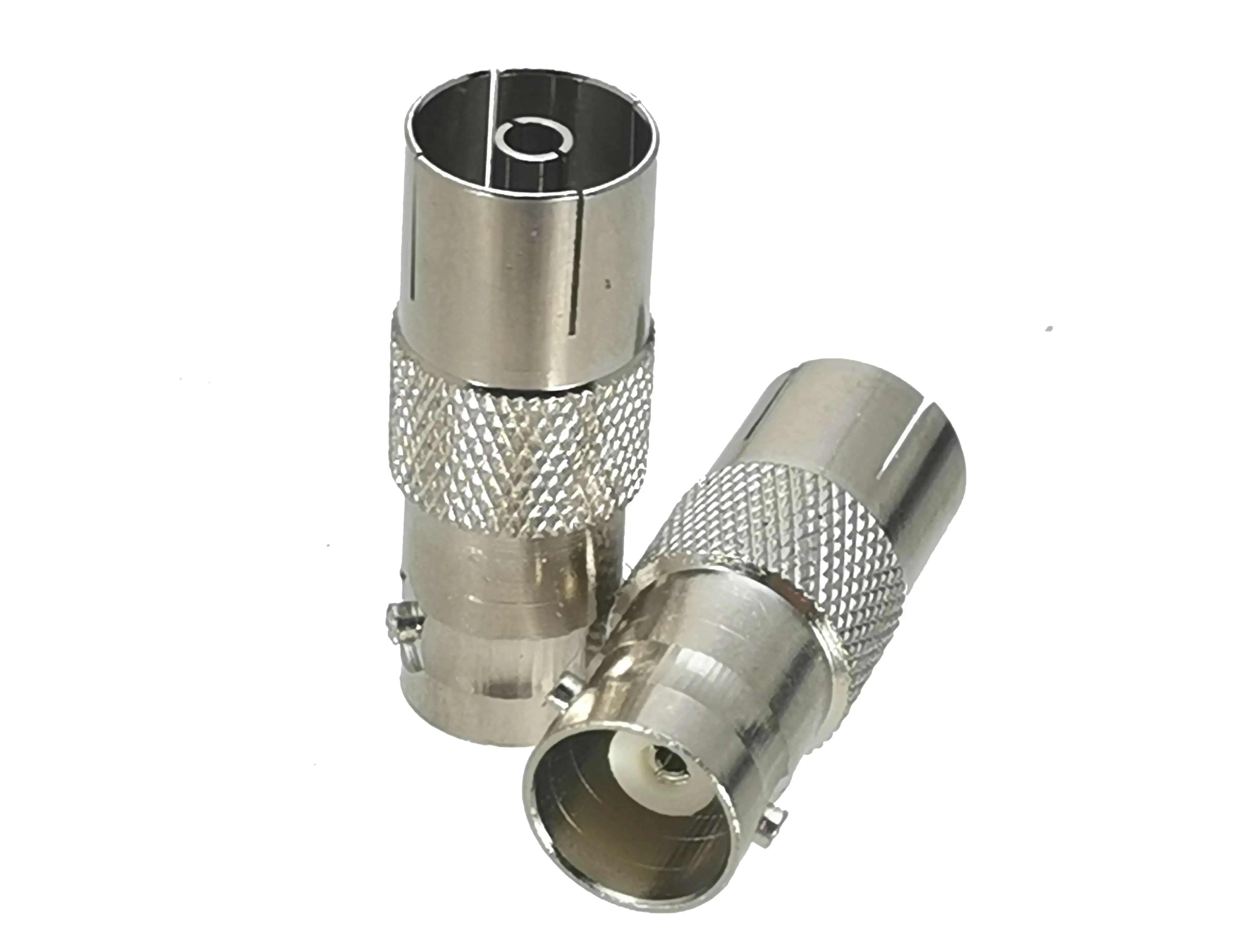 Conector Bnc Fêmea Conector para Iec Pal Dvb-t Fêmea Jack rf Adaptador Coaxial de Alta Qualidade com 10 Peças