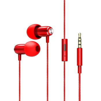 

Fashionable In-Ear Stereo Earphone Braided Wire Headset Sport Earphones Wired Control Super Bass Universal