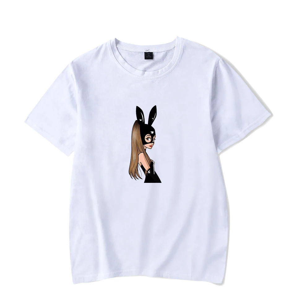 

Cute Beautiful Ariana Grande T-shirt Women Summer Cool Hip Hop Short Sleeve Tshirt Ariana Grande Girl T-shirts
