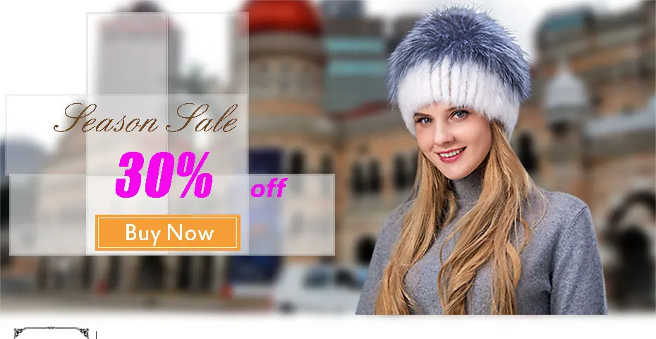 JINBAOSEN neue heiße Russische pelz hut nerz fuchs pelz stricken hut winter frauen warme ski cap