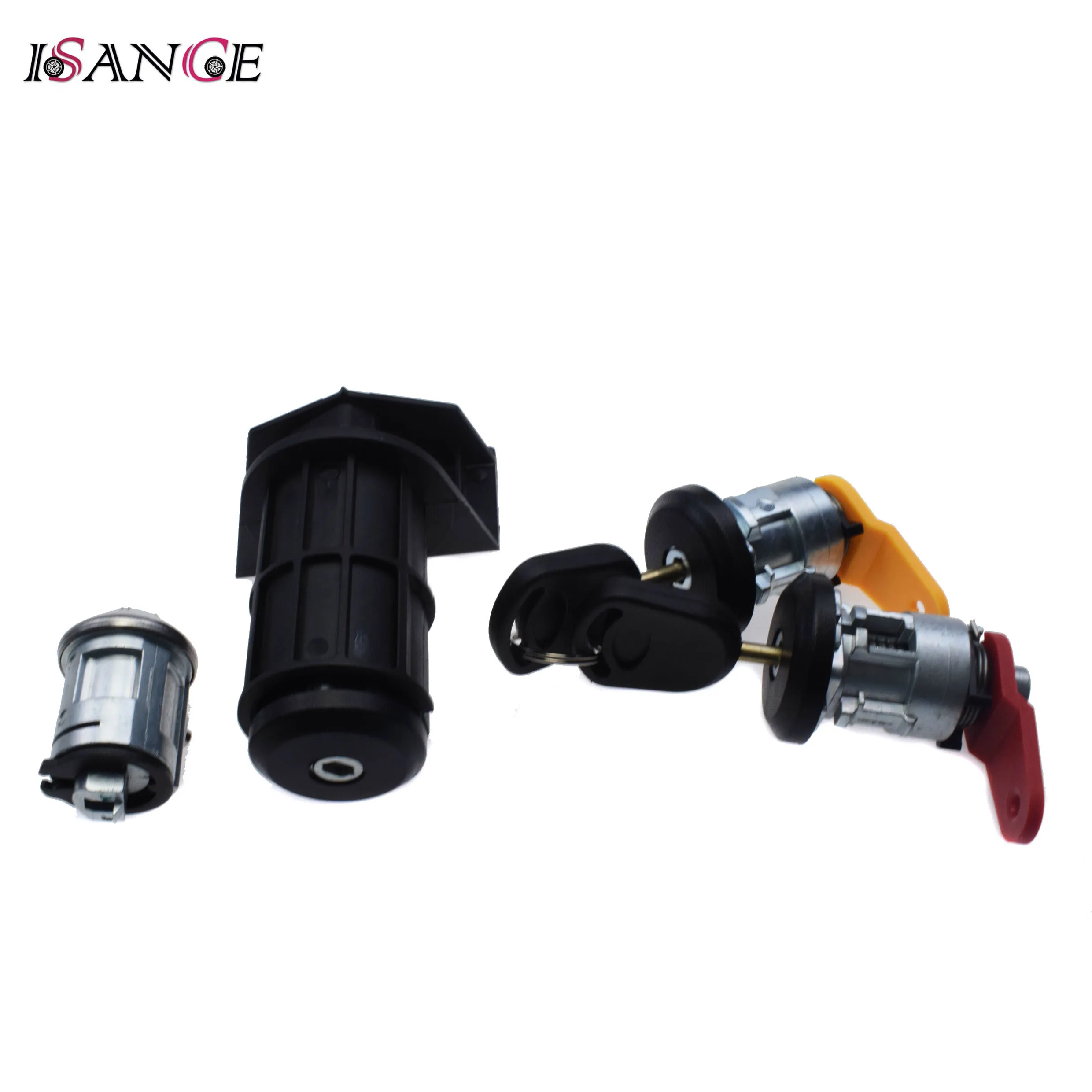 Complete Lock Set Ignition Switch Left Right Door Lock Trunk Lock For Ford  Ka Fiesta Courier Escort 3n21 F22050 Bb - Car Key - AliExpress