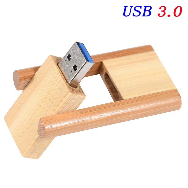 JASTER USB 3,0(10 шт. бесплатный логотип) Деревянный вращающийся usb флеш-накопитель карта памяти Флешка 4 ГБ 16 ГБ 32 ГБ 64 ГБ фотография подарок - Цвет: B