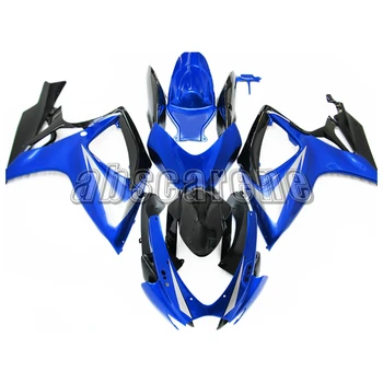 

Full Fairings for Suzuki GSXR600 GSXR750 K6 2006 2007 GSXR600-750 06 07 Injection ABS Plastic Motorcycle Blue Black Cowlings