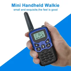 Walkie talkie pour Sports de plein air, longue portée, radio bidirectionnelle jusqu'à 5 Miles en champ libre, 8/22 canaux FRS/PMR/GMRS 