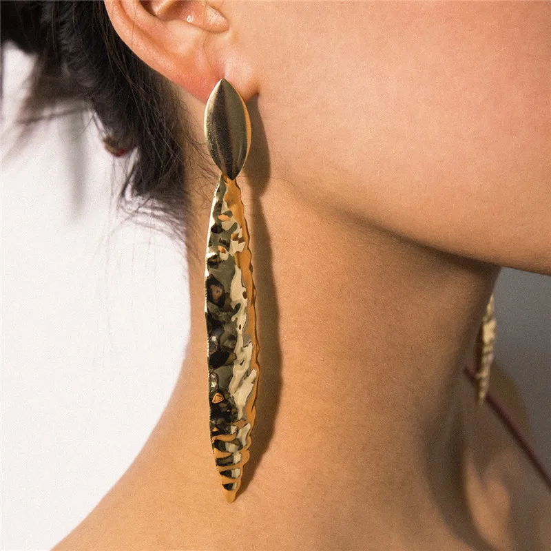 Personality Long Irregular Geometric Tassel Earrings For Women Elegant Earring | Украшения и аксессуары