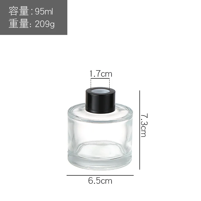 5 шт. 230 мл стеклянная Арома бутылка аромат ротанга диффузор без огня флакон духов аромат испарения стеклянный контейнер домашний декор - Цвет: 95ml