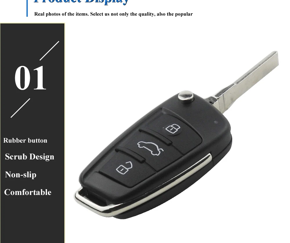 Jingyuqin ключи дистанционного ключа для Audi A3 S3 A4 S4 TT 434 МГц ID48 8P0837220D 8P0 837 220 D 220D 2005-2013