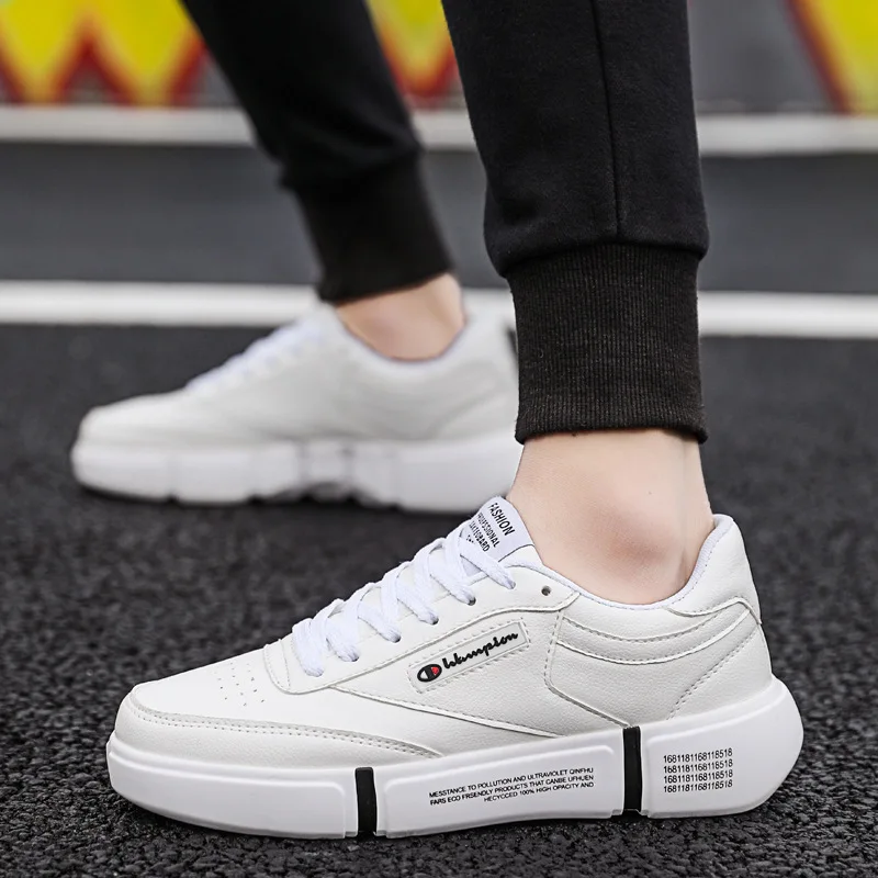 

2019 Spring New Style Popular Brand Hong Kong Style Sneakers Men's Sports MEN'S Casual Shoes Low Top Breathable Fashion Youth Wh