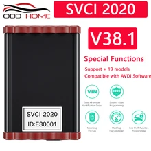 SVCI-ajuste de kilometraje OBD2, lectura de clave de aprendizaje para AUDI, VW, SEAT, Skoda, Nueva Versión V38.1, 2020