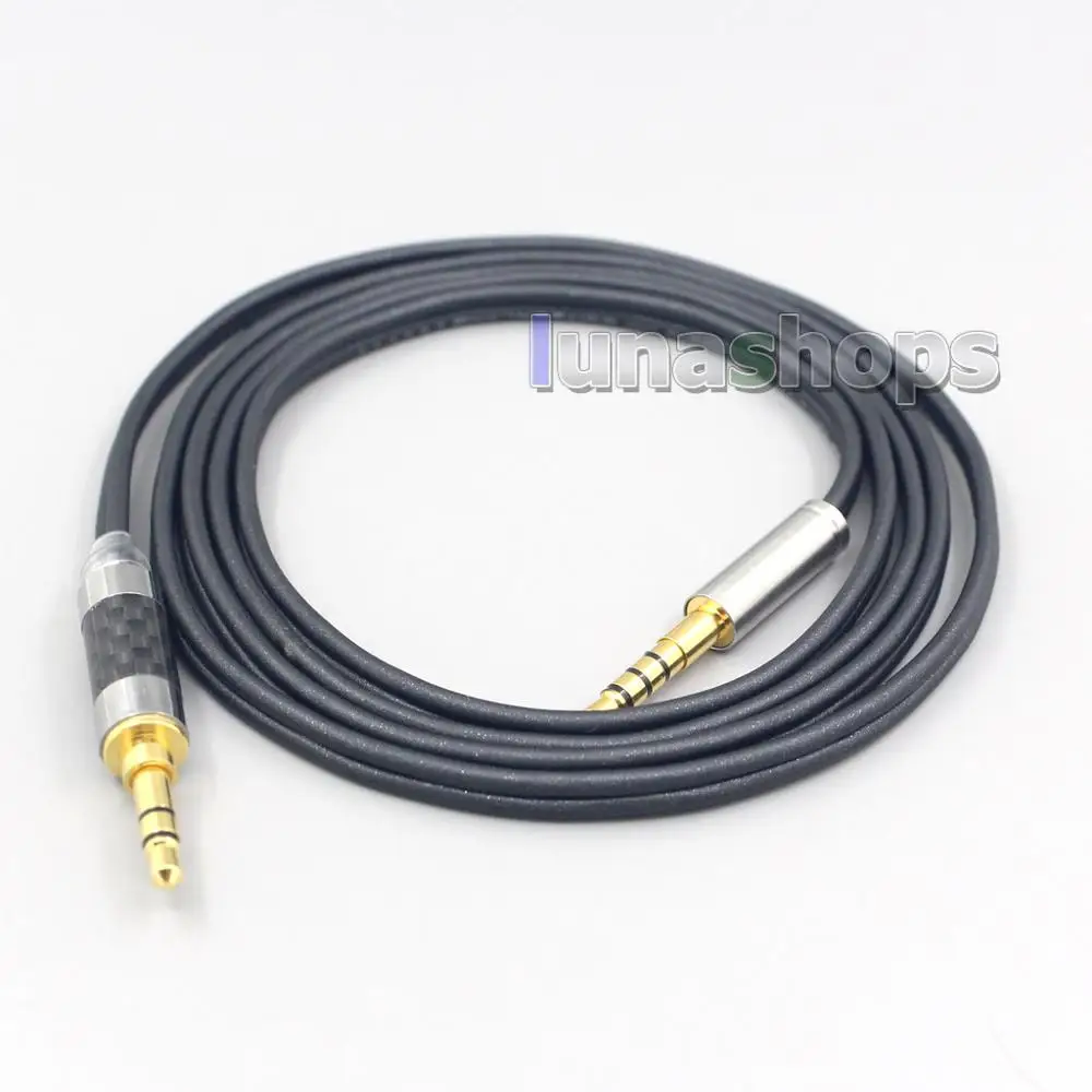 

LN007126 Black 99% Pure PCOCC Earphone Cable For Sony mdr-1a 1adac 1abt 100abn 100ap xb950bt wh1000x h600a h800 h900n z1000