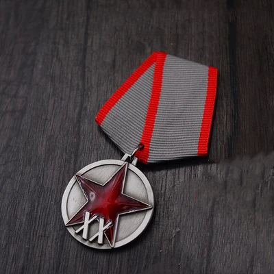 Советские рабочие крестьяне Красной Армии 20 лет медаль красный пять звезд СССР Венера герой честь красный флаг Ленин коллекция одежда значок