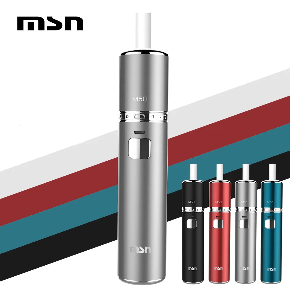 

Origina MSN M50 Heat Not Burn vaper atomizer electronic Cigarette Kits compatible with Heets stick E-cig kit