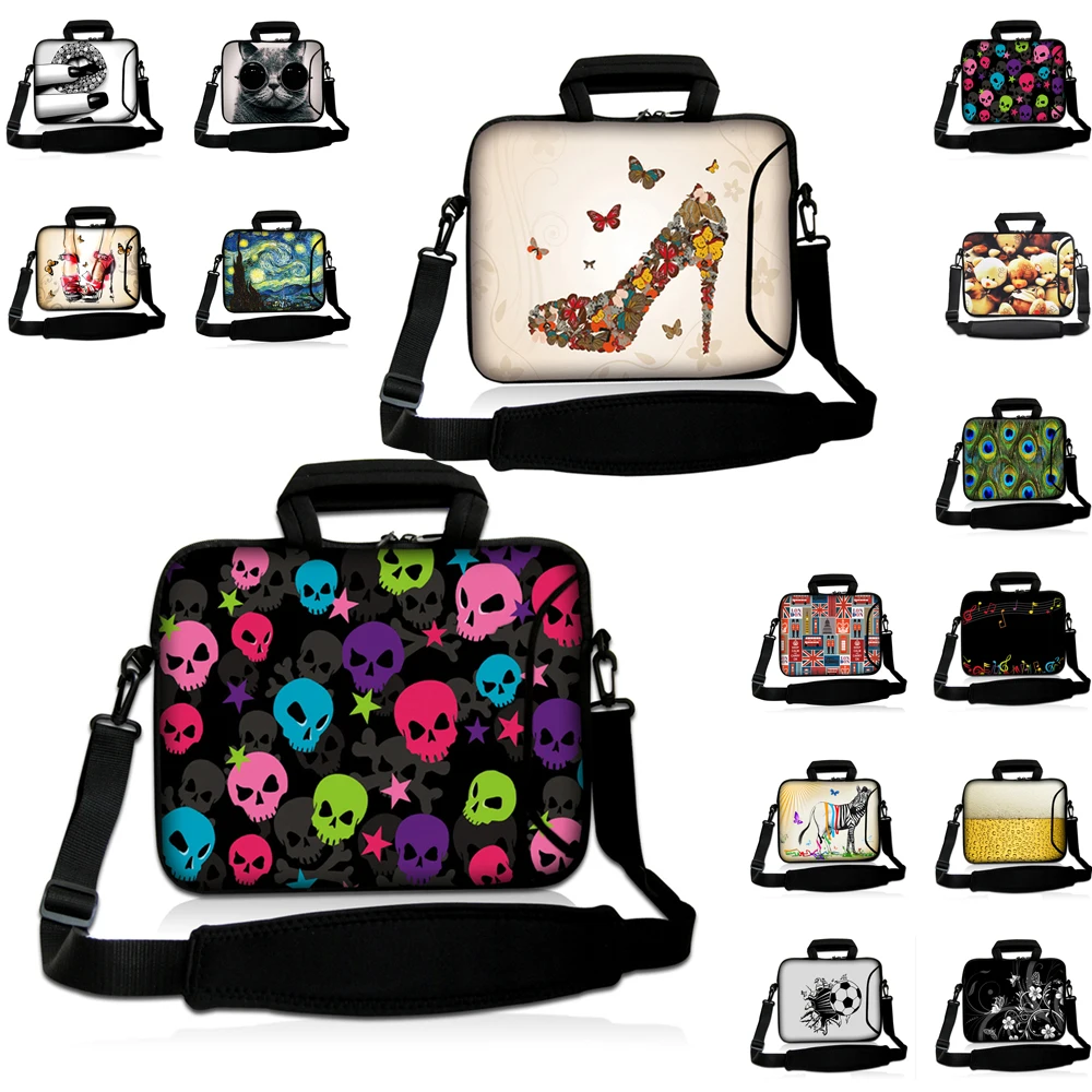 Waterproof Boys Girls Notebook School Messenger Shoulder Bag 10 12 Laptops Carry Briefcase 13 14 15 16 17 Computer Handle Case
