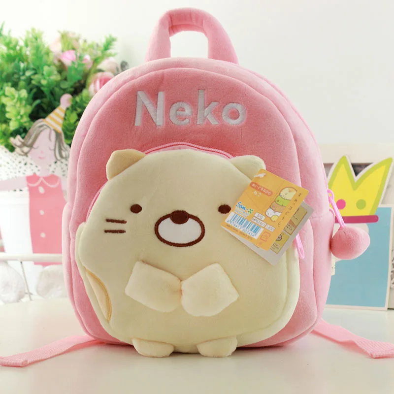 Милый Сумико гураши Плюшевый Рюкзак Kawaii Tokage Пингвин Неко Tonketsu прекрасный детский рюкзак подарки для детей