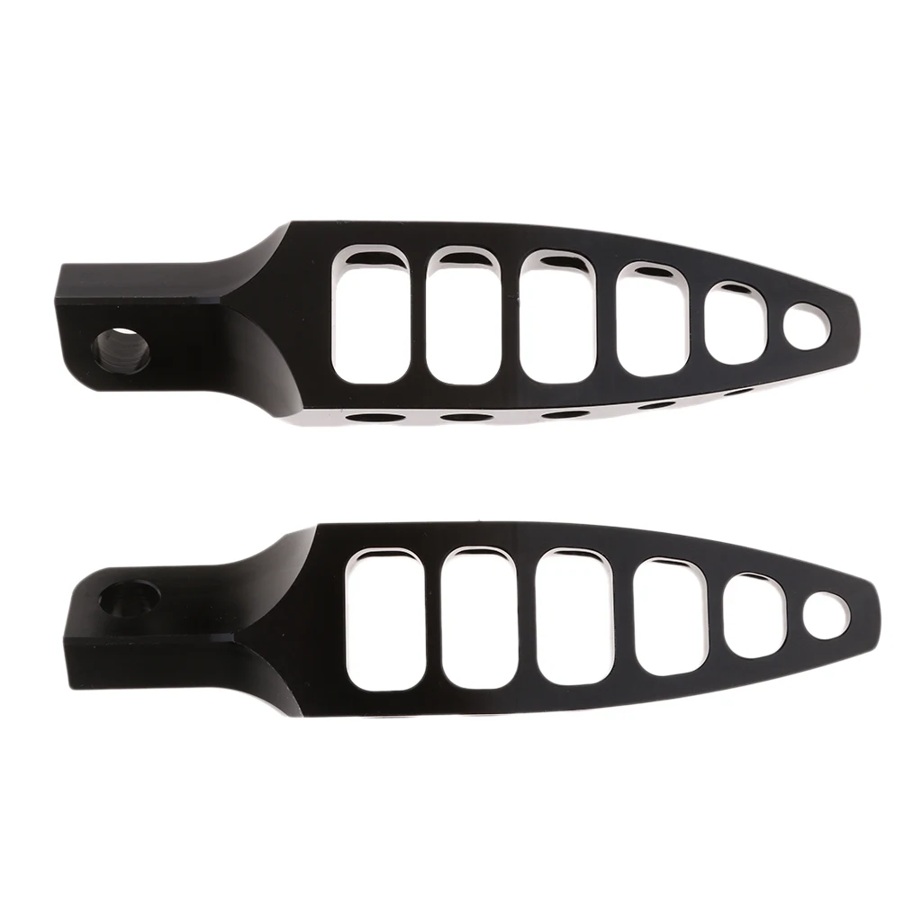 Черный полый конус мотоцикл ножной Peg педаль для Harley XL883 Dyna Breakout