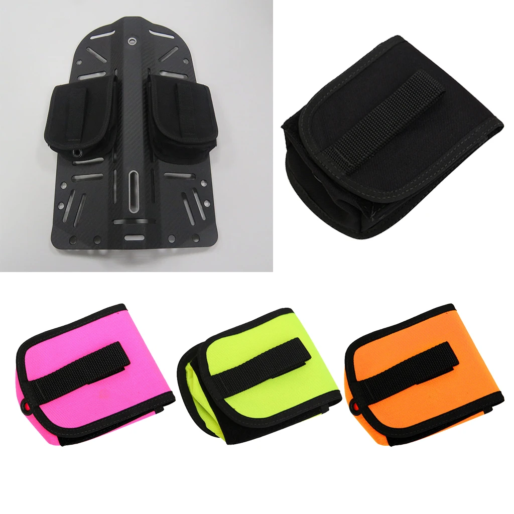Durable Scuba Weight Pocket Lead Holder Backplate 2kg Pouch Belt Bag Pack