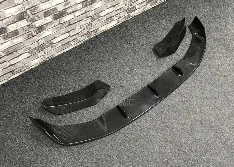 High Quality Carbon Fiber Car Bumper Front Lip Diffuser Cover Protector Fits For BMW X6 G06 2019 2020 2021