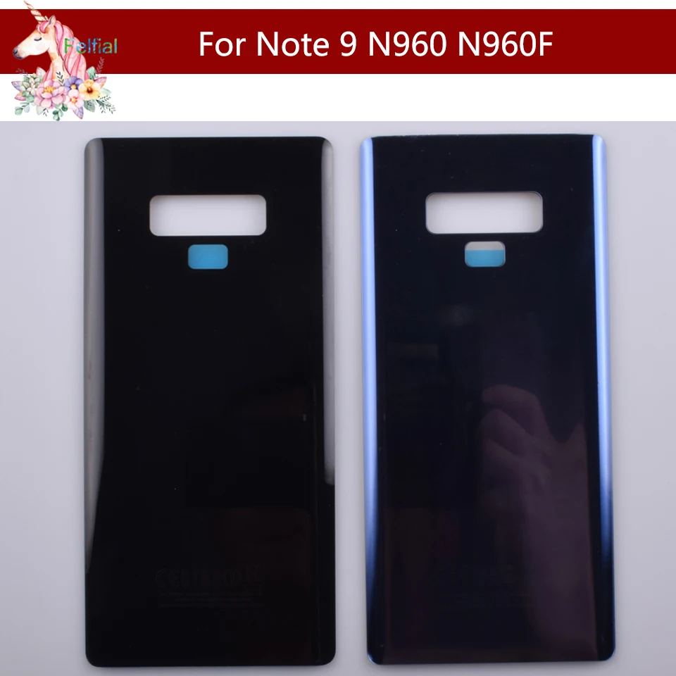 10 шт./партия для samsung Galaxy Note9 Note 9 N960 N960F N960P корпус батарейного отсека задняя крышка чехол задняя дверь шасси Note9 Shell