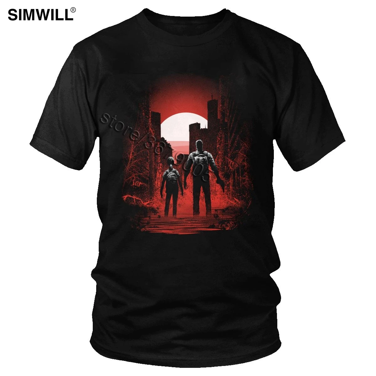 Men The Last Of Us T Shirts Cool Survival Horror Game Tees Short Sleeve Cotton Printing T-Shirt Novelty Fans Gift Tops Clothing |