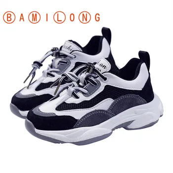 

2020 Autumn Boys Lightweight Sport Running Shoes Breathable Soft Kids Casual Walking Tennis Anti-Slippery Sneakers Shoes Y13