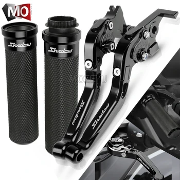 

For Honda VT 600 VT600 C CD CD2 VT 750 VT750 Aero Spirit CD/CD2 Ace Motorcycle CNC Brake Clutch Levers Handlebar Hand Grips Set
