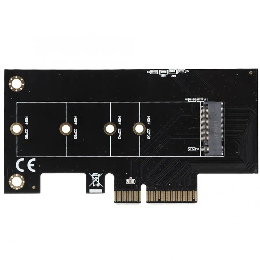 M.2 SSD к PCI Express 4X адаптер карты расширения компьютера для Windows/Linux/OS