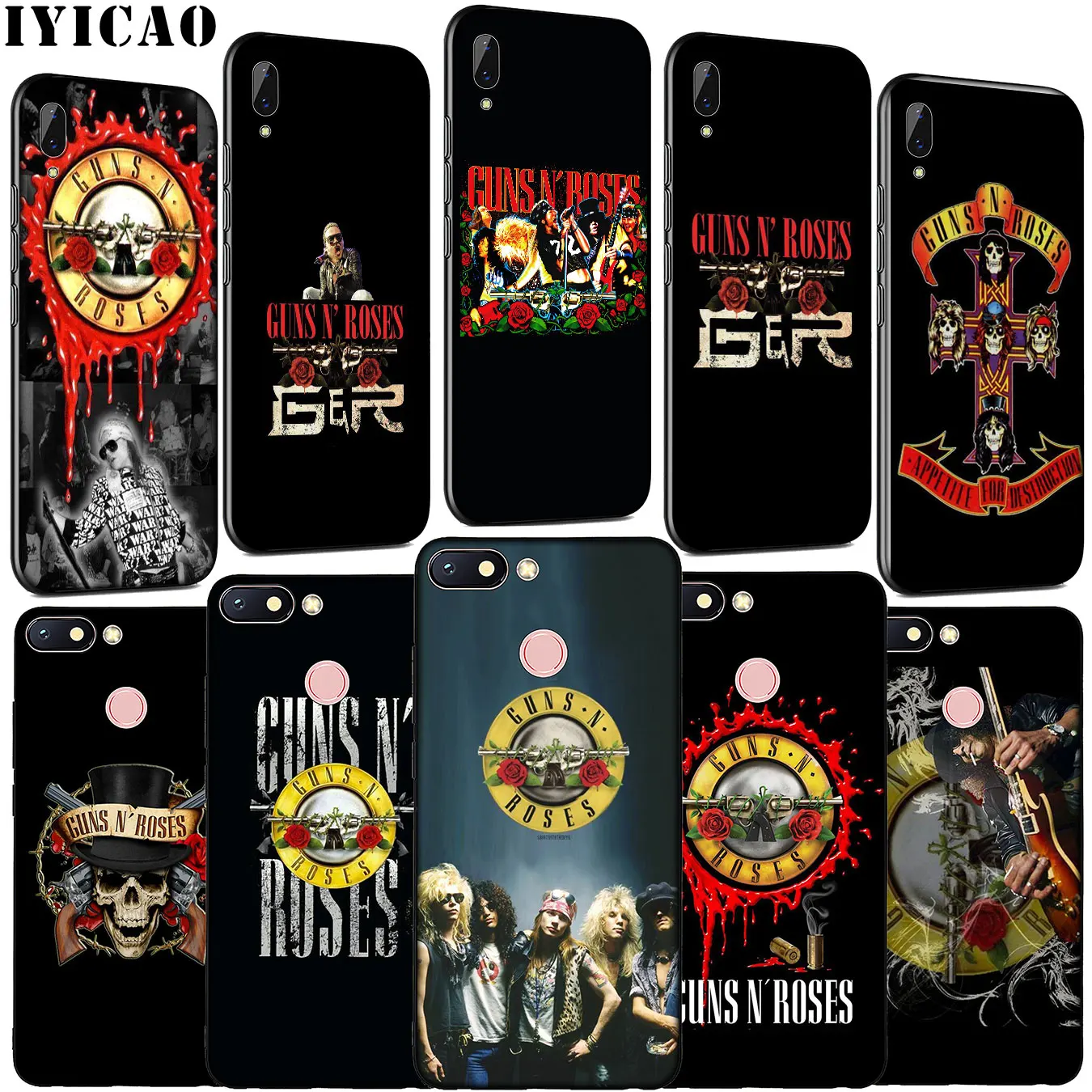 Мягкий силиконовый чехол для телефона guns n roses Guns N' Roses Xiaomi Redmi Note 8 8T 8A 7 7A 6 6A 5 5A K30