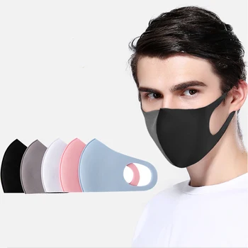 

Anti-pollution Cycling Masks Men Women Mouth Face Masks Kids Anti-Dust Breathable Earloop Washable Reusable Cotton Mask